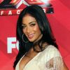 Nicole Scherzinger lors de la conférence de presse de X Factor dans les studios CBS à Los Angeles le 19 décembre 2011