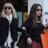 Nicole Richie accompagnée d'une amie à Los Angeles le 20 décembre 2011. La star a dévalisé une boutique Hermès