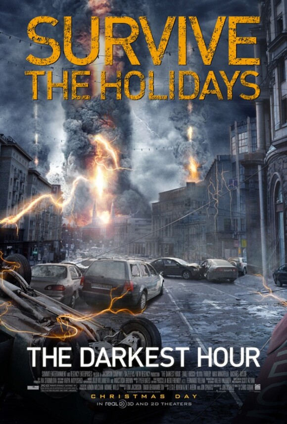 Une affiche de The Darkest Hour 3D.
