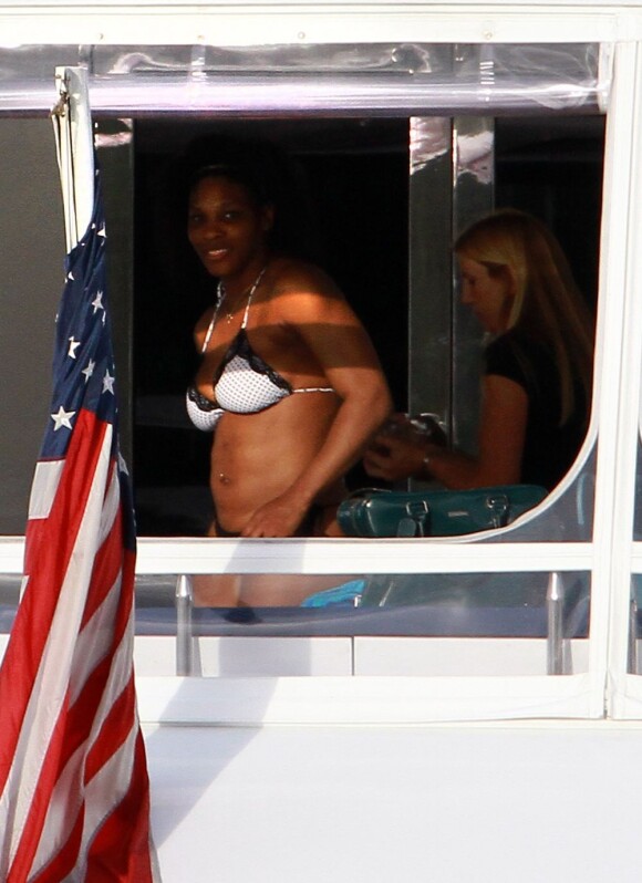 Serena Williams, toujours très classe à Miami le 25 décembre 2011