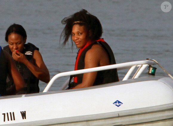 Serena Williams très en formes à Miami le 25 décembre 2011