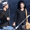 Marc Jacobs et son ex compagnon Lorenzo Martone débarque à Saint Barthélémy le 26 décembre 2011.