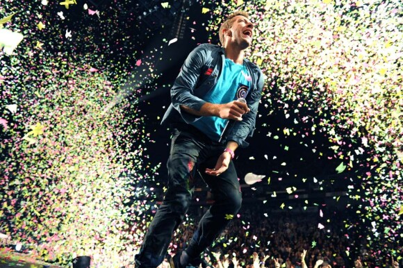 Coldplay en concert à Cologne, le 15 décembre 2011.