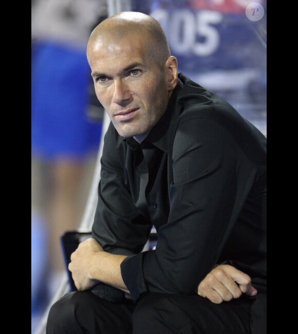 Zinedine Zidane en septembre 2011 à Zagreb