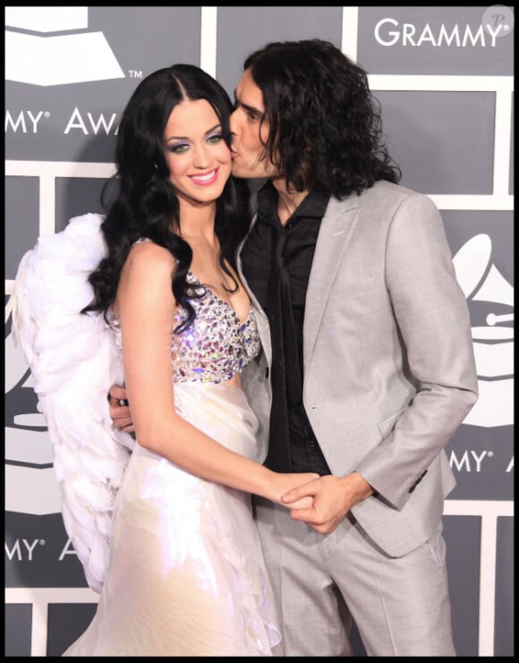 Katy Perry et Russell Brand en février 2011 à Los Angeles au temps du bonheur