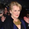 Meryl Streep lors de l'avant-première du film La Dame de fer le 4 janvier 2012 à Londres