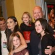 Les filles de Bruce Willis et Demi Moore avec leurs parents à Los Angeles en 2001 