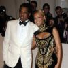 Jay-Z et Beyoncé Knowles  lors du Costume Institute Gala à New York le 2 mai 2011