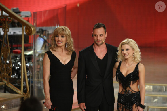 Oscar Pistorius participe à la version italienne de Danse avec les stars au côté de la danseuse Annalisa Longo le 7 janvier 2012