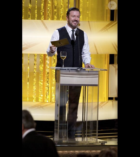 Ricky Gervais aux Golden Globe Awards en 2011