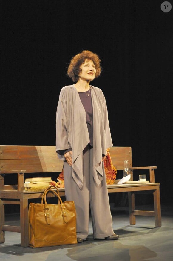 Judith Magre lors de la générale de la pièce Rose, à La Pépinière Théâtre, le 10 janvier 2012.