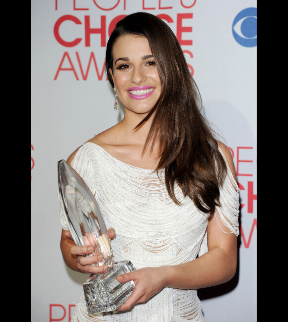 Lea Michele lors des People's choice Awards, le 11 janvier 2012, à Los Angeles