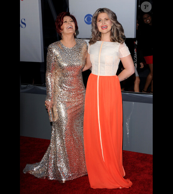 Kelly Osbourne et sa maman Sharon lors des People's choice Awards, le 11 janvier 2012, à Los Angeles