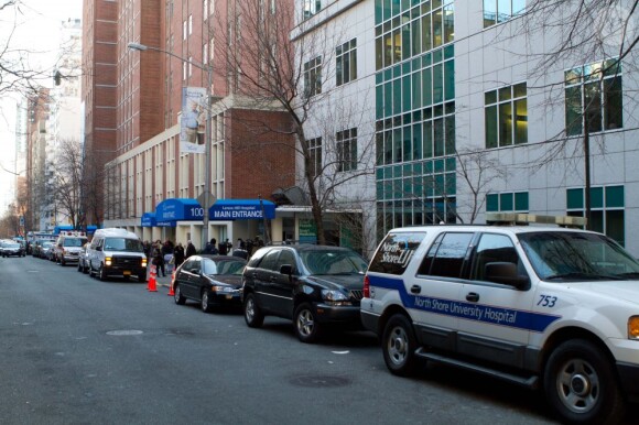 Le Lenox Hill Hospital à New York le 9 janvier 2012, là où Beyoncé a donné naissance à Blue Ivy