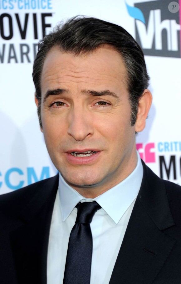 Jean Dujardin lors des Critics' Choice Awards, à Los Angeles, le 12 janvier 2012.