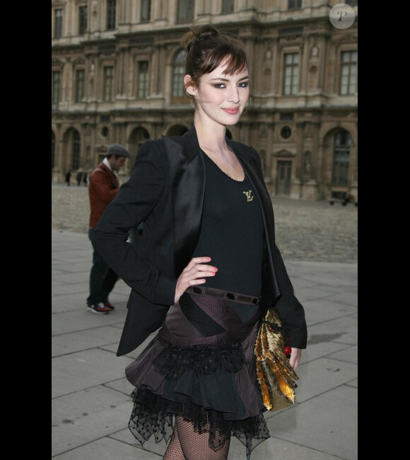 Louise Bourgoin durant la Fashion Week en mars 2009