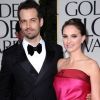Natalie Portman et Benjamin Millepied aux Golden Globes, le 15 janvier 2012 à Los Angeles.