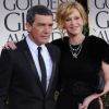 Antonio Banderas et Melanie Griffith aux Golden Globes, le 15 janvier 2012 à Los Angeles.