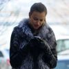 Irina Shayk, stylée et protégée contre le froid à New York, le 16 janvier 2012.