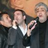 José Garcia, Bruno Solo et Enrico Macias font leur show à la première de La Vérité si je mens 3 au Kinepolis de Lomme dans le nord de la France le 16 janvier 2012 