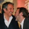 Richard Anconina et Bruno Solo à la première de La Vérité si je mens 3 au Kinepolis de Lomme dans le nord de la France le 16 janvier 2012