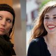 Rooney Mara dans Millénium et Louise Bourgoin dans L'amour dure trois ans (photomontage)