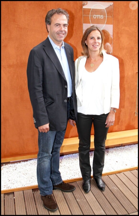 Luc Chatel accompagné de son épouse Astrid Herrenschmidt en juin 2011