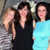 Gabrielle Lazure, Anne Vogt-Bordure et Jovanka Sopalovic lors de la soirée Galette Tiffany pour les reines du Meurice, à l'hôtel Meurice, le 10 janvier 2012