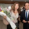 Valérie Trierweiler et François Hollande à Cayenne, le 16 novembre 2011.