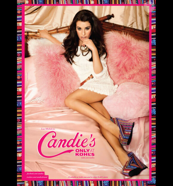 Lea Michele est la belle égérie Candie's de la collection printemps 2012