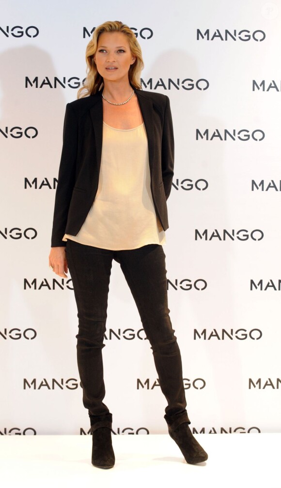 Kate Moss lors de l'événement Mango à Londres le 23 janvier 2012