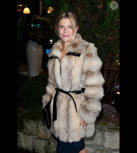 Marina Foïs au Dîner de la mode en faveur du Sidaction, au Pavillon d'Armenonville à Paris, le 26 janvier 2012.