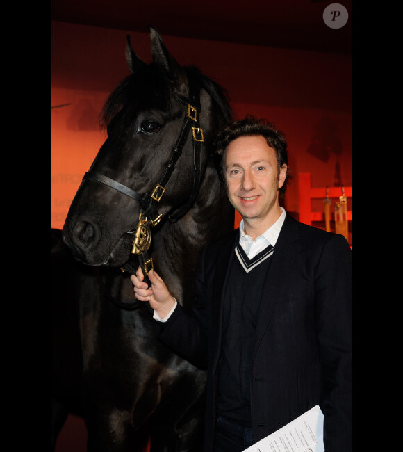 Stéphane Bern lors du dîner de gala du Prix d'Amérique Marionnaud 2012, le 28 janvier 2012 à Paris