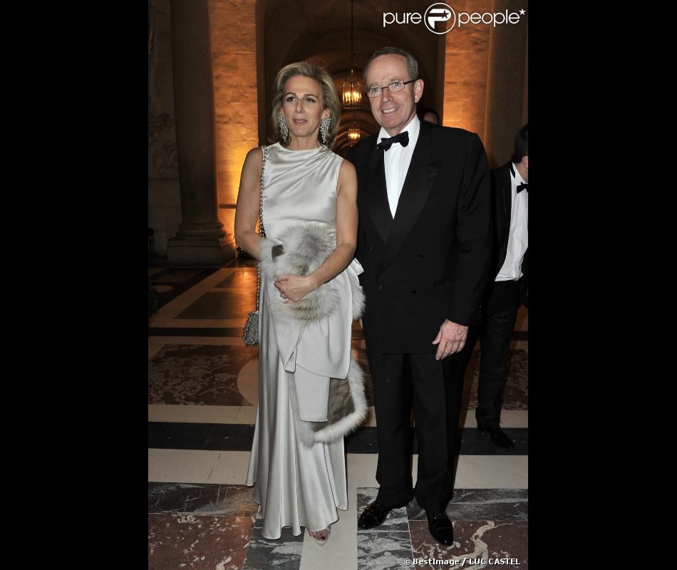 Anne Fulda et Renaud Donnedieu de Vabres lors de la soirée de gala au château de Versailles, au Anne Fulda et Renaud Donnedieu de Vabres lors de la soirée de gala au château de Versailles, au