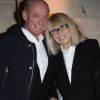 Mireille Darc et Pascal Desprez lors de la soirée de gala au château de Versailles, au profit de  l'association AVEC (Association pour la vie espoir contre le cancer), le  30 janvier 2012