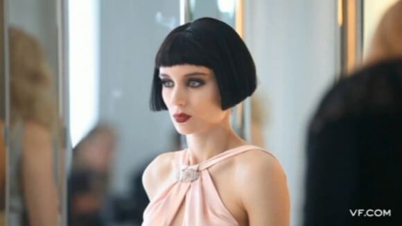 Rooney Mara lors du shooting du magazine Vanity Fair.