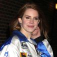 Lana Del Rey quitte le  Late Show  de David Letterman, le sentiment du travail bien fait, à New York, le 2 février 2012.