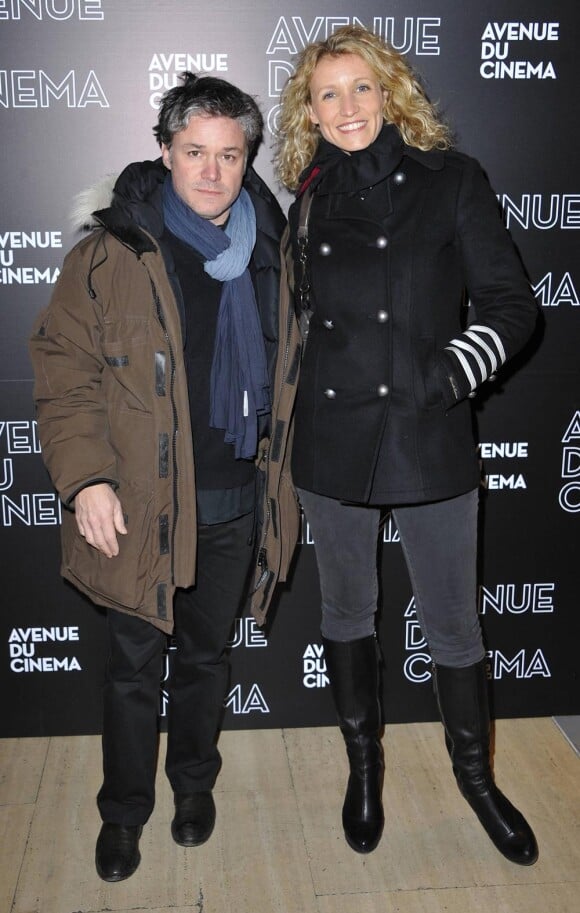 Alexandra Lamy avec Eric Guirado lors de l'avant-première du film  Possessions à Paris le 3 février 2012