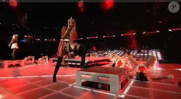 M.I.A. s'est fait remarquer lors du halftime show de Madonna à la mi-temps du Super Bowl XLVI, le 5 février 2012 à Indianapolis, en dégainant un doigt d'honneur pendant l'interprétation de Give Me All Your Luvin.