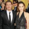 Angelina Jolie et Brad Pitt, en janvier 2012 à Los Angeles.