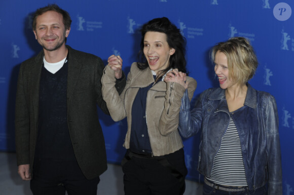 Andrzej Chyra, Juliette Binoche et Joanna Kulig présente Elles au festival de Berlin, le 10 février 2012.