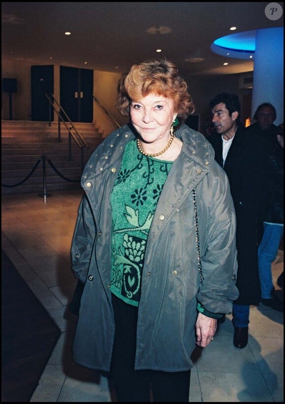Sophie Desmarets à la première du film Fallait pas !, à Paris, le 18 novembre 1996.