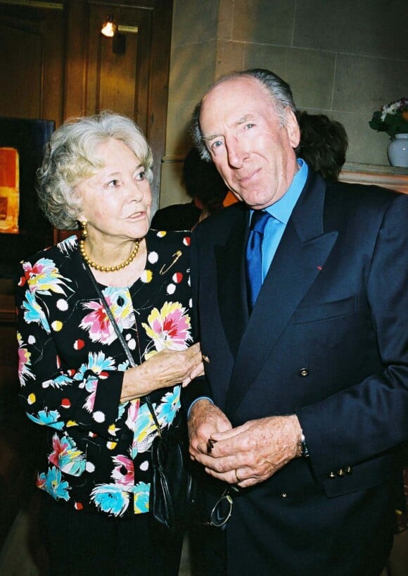 Sophie Desmarets et Jean-Claude Pinoteau à Neuilly, le 27 septembre 2003.