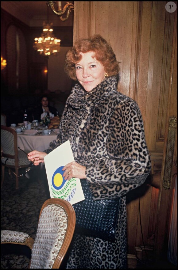 Sophie Desmarets à Paris, le 17 novembre 1987.
