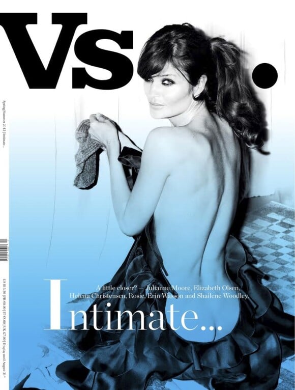 Helena Christensen en couverture du magazine Vs. printemps-été 2012.