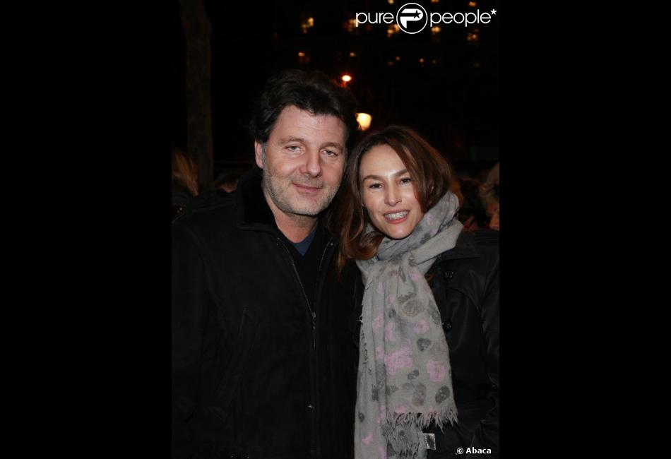 Philippe Lellouche et Vanessa Demouy le 14 février 2012 à Paris lors de ...