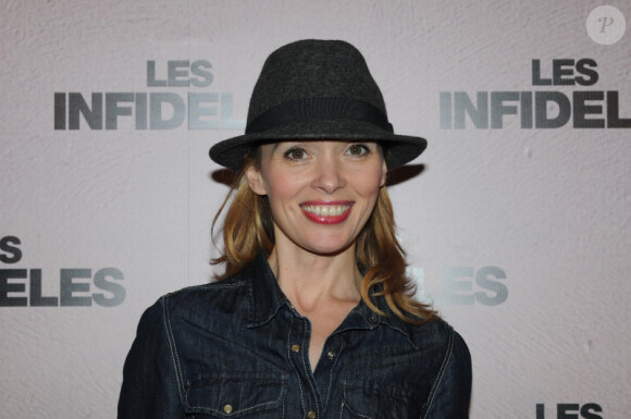 Anne Marivin le 14 février 2012 à Paris pour l'avant-première des Infidèles