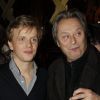 Alex Lutz et Patrick Bouchitey lors des représentations exceptionnelles de février du spectacle Formule enrichie avec encore plus de Lutz à l'intérieur aux Folies Bergère à Paris