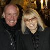 Mireille Darc et son mari Pascal Desprez lors des représentations exceptionnelles de février du spectacle Formule enrichie avec encore plus de Lutz à l'intérieur aux Folies Bergère à Paris