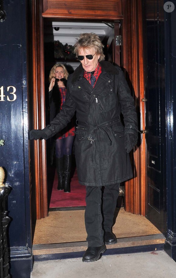 Rod Stewart à Londres, le 6 décembre 2012.